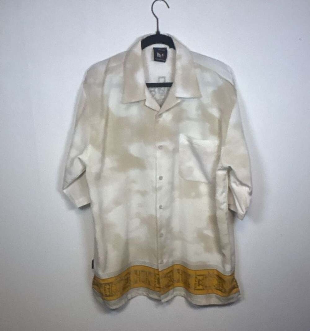 Southpole Authentic Collection Vintage Tie-Dye Short Sleeve Button-Up Shirt